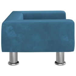 Canapé pour enfants bleu 50x40x26,5 cm velours 529617529617