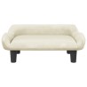 Canapé pour enfants crème 70x40x24 cm velours 529619529619