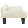 Canapé pour enfants crème 70x40x24 cm velours 529619529619