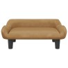 Canapé pour enfants marron 70x40x24 cm velours 529620529620