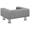 Canapé pour enfants gris clair 50x40x26,5 cm velours 529621529621