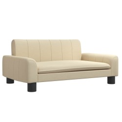 Canapé pour enfants crème 70x45x30 cm tissu 529670529670