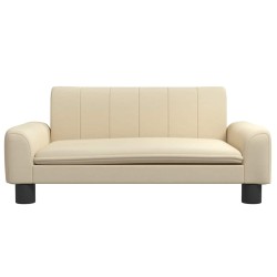 Canapé pour enfants crème 70x45x30 cm tissu 529670529670