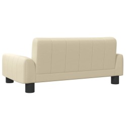 Canapé pour enfants crème 70x45x30 cm tissu 529670529670