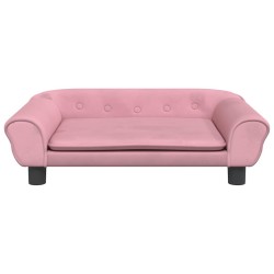 Canapé pour enfants rose 70x45x26 cm velours 529673529673