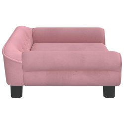 Canapé pour enfants rose 70x45x26 cm velours 529673529673