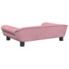 Canapé pour enfants rose 70x45x26 cm velours 529673529673