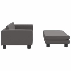 Canapé avec repose-pied pour enfants gis 100x50x30cm similicuir 529676529676