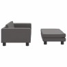 Canapé avec repose-pied pour enfants gis 100x50x30cm similicuir 529676529676