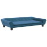 Canapé pour enfants bleu 100x50x26 cm velours 529684529684