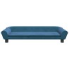 Canapé pour enfants bleu 100x50x26 cm velours 529684529684