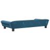 Canapé pour enfants bleu 100x50x26 cm velours 529684529684
