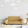 Canapé pour enfants marron 70x45x33 cm velours 529685529685