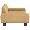 Canapé pour enfants marron 70x45x33 cm velours 529685529685