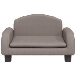 Canapé pour enfants taupe 50x40x30 cm tissu 529688529688