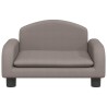 Canapé pour enfants taupe 50x40x30 cm tissu 529688529688