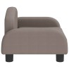 Canapé pour enfants taupe 50x40x30 cm tissu 529688529688