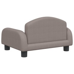Canapé pour enfants taupe 50x40x30 cm tissu 529688529688
