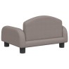 Canapé pour enfants taupe 50x40x30 cm tissu 529688529688