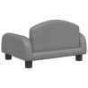 Canapé pour enfants gris 50x40x30 cm similicuir 529690529690