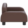 Canapé pour enfants marron 50x40x30 cm similicuir 529691529691