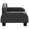 Canapé pour enfants noir 50x40x30 cm similicuir 529692529692
