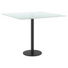 Dessus de table blanc 50x50 cm 6 mm verre trempé design marbre 529700529700
