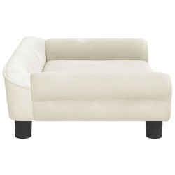 Canapé pour enfants crème 70x45x26 cm velours 529706529706