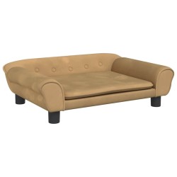 Canapé pour enfants marron 70x45x26 cm velours 529708529708