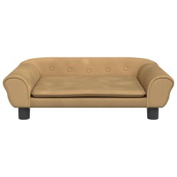 Canapé pour enfants marron 70x45x26 cm velours 529708529708