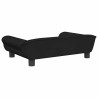 Canapé pour enfants noir 70x45x26 cm velours 529709529709