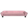 Canapé pour enfants rose 100x50x26 cm velours 529717529717