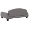 Canapé pour enfants gris 70x45x30 cm similicuir 529722529722