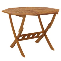 Table pliable de jardin 90x75 cm Bois d'acacia solide 529725529725