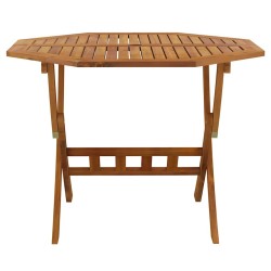 Table pliable de jardin 90x75 cm Bois d'acacia solide 529725529725