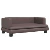 Canapé pour enfants marron 80x45x30 cm similicuir 529728529728