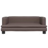 Canapé pour enfants marron 80x45x30 cm similicuir 529728529728