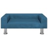 Canapé pour enfants bleu 70x45x26,5 cm velours 529730529730