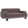 Canapé pour enfants marron 70x45x30 cm similicuir 529731529731
