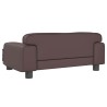 Canapé pour enfants marron 70x45x30 cm similicuir 529731529731
