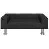 Canapé pour enfants noir 70x45x26,5 cm velours 529733529733