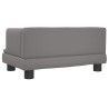 Canapé pour enfants gris 60x40x30 cm similicuir 529734529734