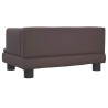Canapé pour enfants marron 60x40x30 cm similicuir 529736529736