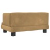Canapé pour enfants marron 60x40x30 cm velours 529739529739