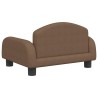 Canapé pour enfants marron 50x40x30 cm tissu 529742529742