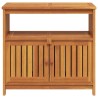 Table console de jardin 80x35x75 cm bois massif d'acacia 529748529748