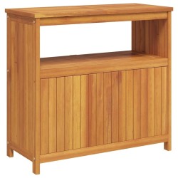 Table console de jardin 80x35x75 cm bois massif d'acacia 529748529748