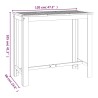 Table de bar de jardin 120x60x105 cm Bois d'acacia solide 529752529752