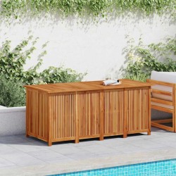 Boîte de rangement de jardin 200x80x75 cm bois massif d'acacia  529753529753