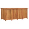 Boîte de rangement de jardin 200x80x75 cm bois massif d'acacia  529753529753